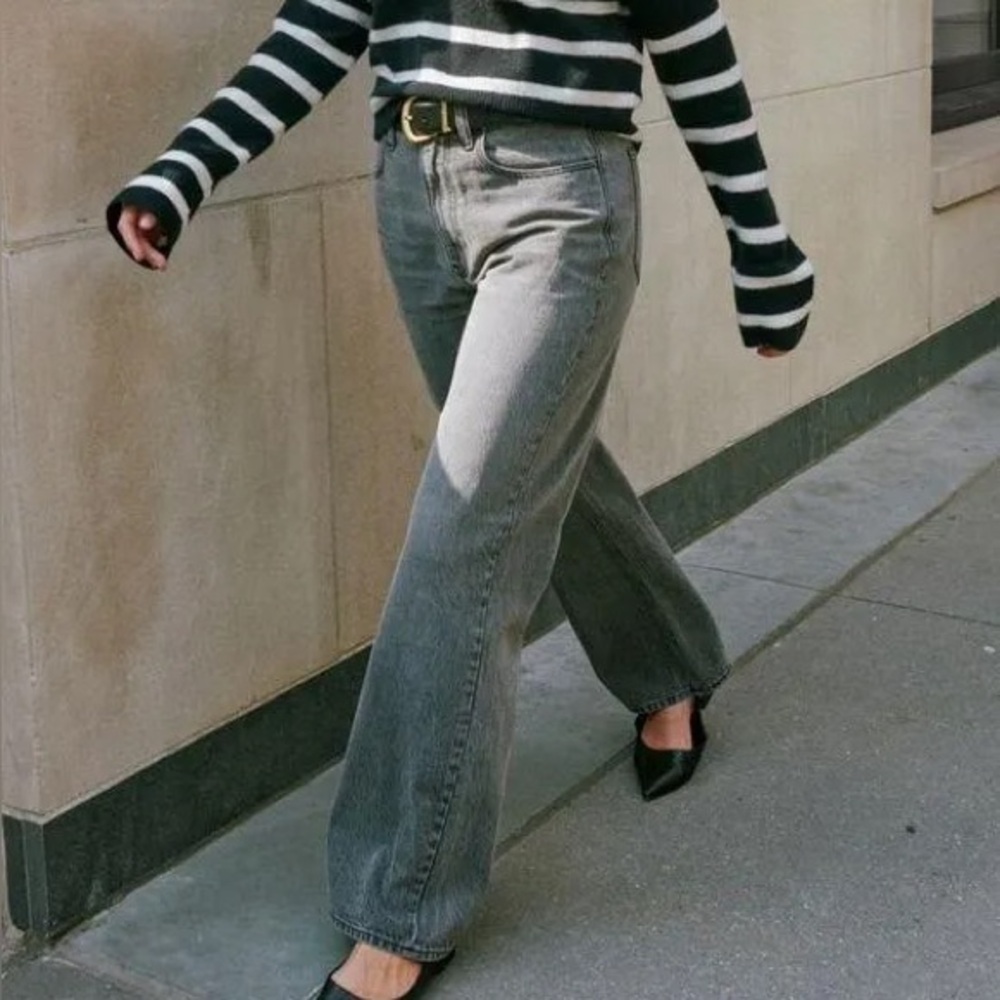 NWT Abercrombie Curve Love Vintage Straight High Rise (Kathleen Post)